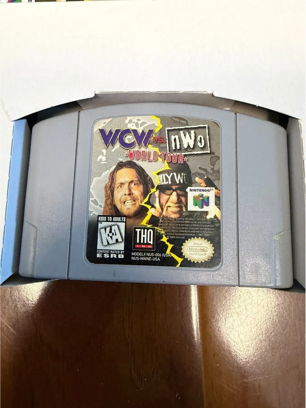 Complete  WCW vs. NWO World Tour (Nintendo 64, 1997) CIB